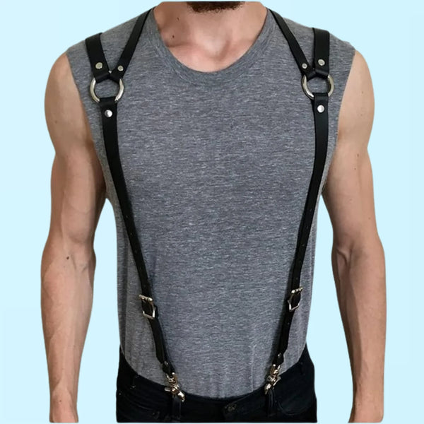 Geometric Strap leather fashion Harness