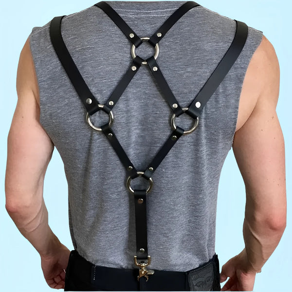 Geometric Strap leather fashion Harness