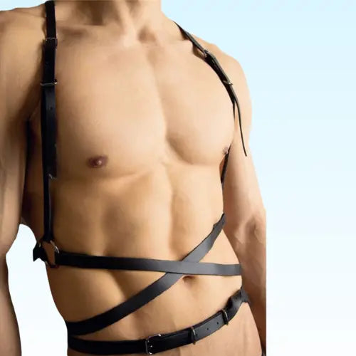 MARVIN - Leather Belly Straps Fashion Harness