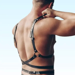 MARVIN - Leather Belly Straps Fashion Harness