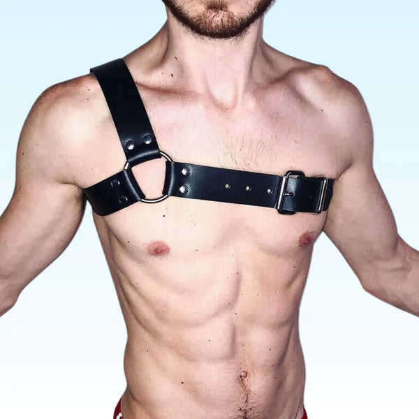 CHASE - Single Strap Leather Fashion Harness