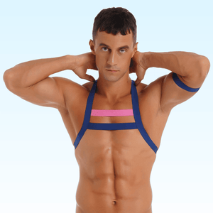 JOSH - Elastic Chest Gay Harness