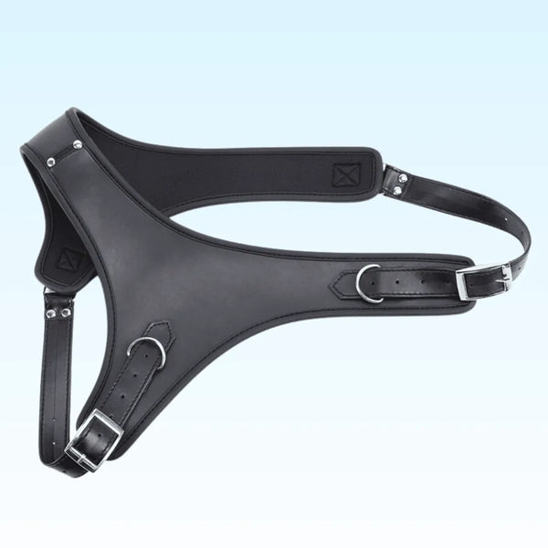 OSCAR - One Shoulder Thick Strap Leather Fashion Harness