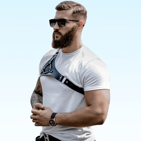 HECTOR - Triangular Leather Chest Fashion Harness